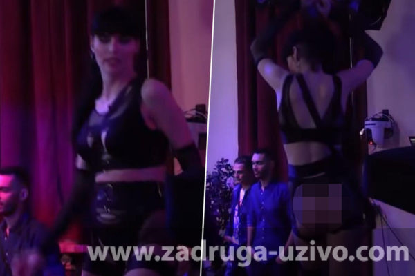 KOŽNI VEŠ, TANGE I HALTERI! Deniz zanjihala kukovima samo za muške oči, a kada je okrenula ZADNJICU KAMERI svi pali u TRANS! VIDEO