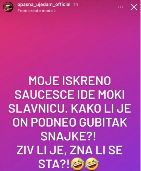 Moki Slavniću upućeno saučešće